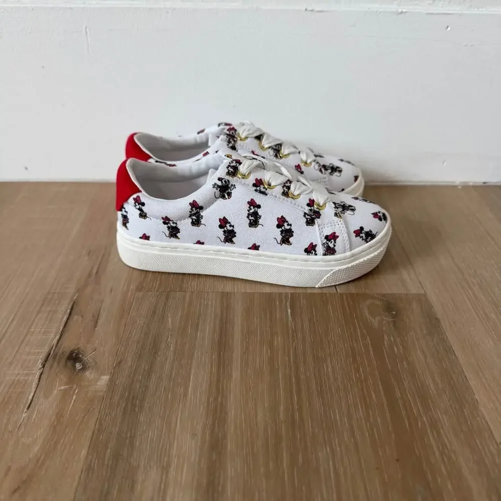 Girls Janie and Jack x Disney Minnie Mouse Sneakers Size 10